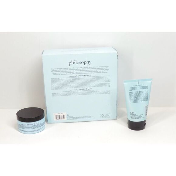 Philosophy Snow Angel 4pc Lot Glazed Body Souffle Cream Lotion - Picture 2 of 4